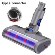 HTMART - Dyson V6 trigger DC61 DC62 DC5859 DC74吸塵機副廠代用轉動吸塵刷頭 (C接駁頭) 軟絨毛滾筒吸頭-大