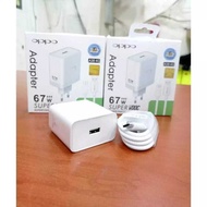 (Moza) Charger Travel Charger/ Oppo A38 4G 67 Watt Super Fast Charging Super VOOC 67W Charger