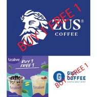 ZUS,GIGI,TEALIVE buy 1 free 1 E-VOUCHER