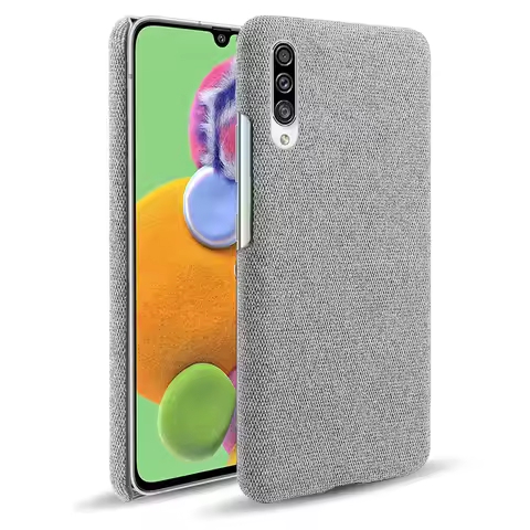 Cloth Cases For Samsung Galaxy A90 5G Case Slim Retro Cloth Hard Phone Cover for Samsung A90 5G A 90