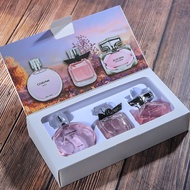 30ml*3pcs Women's perfume durable fresh gift box,Men's perfume