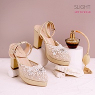 SLIGHT Adeline High Gold Shoes (9cm)
