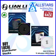 Lian Li Uni Fan 120 TL Wireless (Black:12TL1W1B/White:2TL1W1W) 1PCS Pack (Warranty 3 Years with Corb