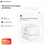 Original Apple 40W Dynamic Power Adapter with 60W Max iPhone 17 Fast Charging iPhone Type-C Fast Cha