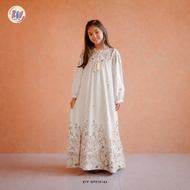 KIV Children's Gamis Signature Batik Motif Blue Cream Pink White GO 0223 GMPKL 0223 GO 2426