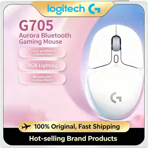 Logitech G705 Aurora Collection Wireless Mouse Bluetooth 2.4G Dual Mode RGB Gaming Office Mouse