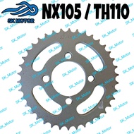 (428) 37T~38T Honda Hurricane NX 105 / TH 110 Rear Racing Sprocket Spoket Belakang
