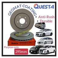 QUESTA FRONT BRAKE DISC ROTOR TOYOTA ESTIMA ACR50 VELLFIE ALPHARD ANH20 AGH30 GGH20 GGH30 HARRIER ZS