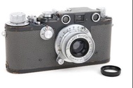 【美品】LEICA/徠卡 IIIC 40萬號 灰色機身 ERNST LEITZ WETZAR SUMMARON 35mm F/3.5鏡頭 套機 #JP23783