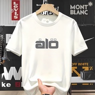 ALO Oversize Logo Casual T-Shirt | Unisex Streetwear T-Shirt