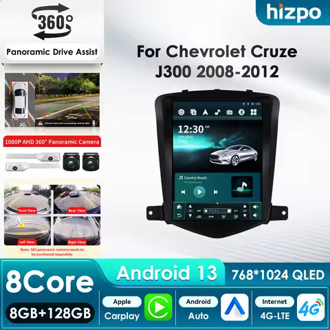 Hizpo 8Core DSP Car Multimedia Player for Chevrolet Cruze J300 2008-2012 GPS Intelligent Systems Aut
