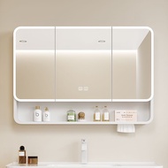 Bathroom Mirror Cabinet Toilet Mirror Space Aluminum Bathroom Mirror Cabinet Separate Bathroom Wall 