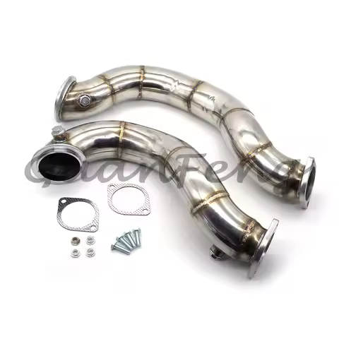 Car 3'' N54 Downpipe Exhaust Pipe Fits For BMW 135i 335Xi E82 E90 E91 E92 E93 3.0T 07-13 Turbo Down