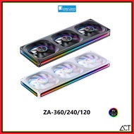 Jonsbo ZA-120/240/360 Black ARGB 3Pin PWM 120mm 240mm 360mm Fan / Building Block Fan / PC Case Fan
