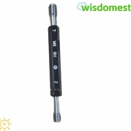 WISDOMEST Thread Plug Gauge, Double Ends Hex Handle Measurement Hand Tool, Precision M6*1.0 6H Toler