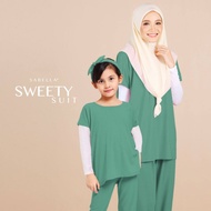 Sabella Sweety Suit Sedondon Ibu dan Anak Ready Stock