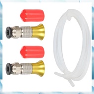 [G V W E] 3D Printer Filament Dryer Box Accessories PC4-M6 Pneumatic Straight Connector 4x 2.5mm PTF