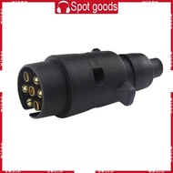 WIN 7 Pin Towing Electrics Socket Assembly 12V 7 Way Round Standard Socket Plug