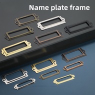 archaistic name plate frame made by surface treatment iron 8-pieces