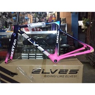 Elves VANYAR fullcarbon frame set dics brake tru axel