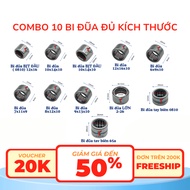 Combo of 10 roller balls 6x10x8, 7x11x9, 8x12x10, 9x13x10, 10x14x10, 12x10x16, roller balls 0810, 65