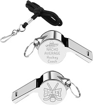 WSNANG Hockey Coach Whistle with Lanyard Hockey Coach Appreciation Gifts Hockey Game Referees Whistle Emergency Whistle