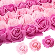50PCS/Bag Artificial Rose Heads Large Volume Simulation Rose Foam Rose Heads Mini Fake Roses Bridal 