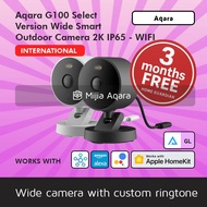 Aqara G100 Select Version Wide Smart Outdoor Camera 2K Waterproof IP65 Homekit - WIFI 6 Internationa
