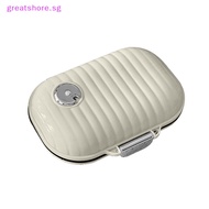 greatshore  Pill Box Travel Mini Pill Box Lightweight 7 Compartment Medicine Pill Case Pill Box Medicine Organizer Medication Pill Organizer  SG