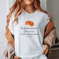 小王子You become responsible, forever 電影金句 中性短袖上衣