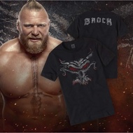 [American Crazy] WWE Brock Lesnar The Beast Skull Tee F5 Latest Return Style Short-Sleeved Clothes