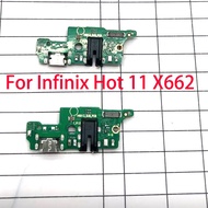 For Infinix Hot 11 X662 USB Charging Port Dock Connector Board Flex Cable