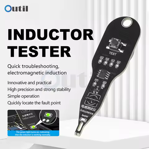 New Inductance Tester Motherboard Coil Tester Inductor Detector Repair Tool Electromagnetic Inductio