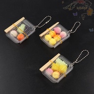 BLISS Mini Fast Food Box Keychain, Fast Food Box Simulation Simulation Fast Food Box Keychain, Uniqu