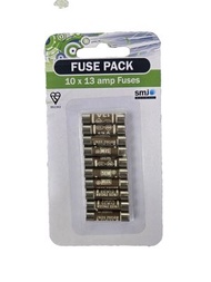 13A 保險絲- BS 1362 規格 (10只/裝)