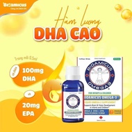 DHA Bioamicus giúp bổ sung DHA EPA giúp phát triển não bộ giúp tăng khả năng tư duy và tốt cho mắ