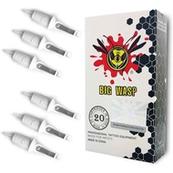 BIGWASP Professional Disposable 1009RM Tattoo Needle Cartridge #10 Bugpin 9 Curved Magnum (9RM) 20Pc