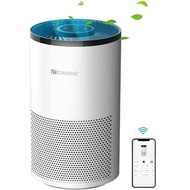 Proscenic A8 Air Purifiers with H13 True HEPA filter, CADR 220m³/h, APP &amp; Alexa Control, 4 Speeds Adjustable