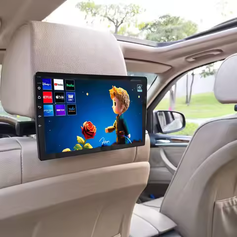 10.1" IPS Car Headrest Monitor 4K Android 9.0 Car Video Player Monitor 2G RAM+32GB ROM Wifi Game Rem