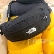 全新 北臉 TNF 黑色 白字 4L 胸包 腰包 日版 THE NORTH FACE 斜背包 男用 輕量 防水 北面  購於日本百貨公司 日本限定