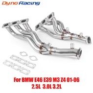 Stainless Steel Exhaust Manifold Header for BMW E46 2001-2006 323i 328i Z3-528I/M54 E93 Auto Pro Zon