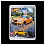 Hot Wheels Premium 12 Mercedes Benz C63 AMG Coupe Black Series ®️