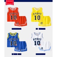 BB Boys' BasketBall Jersey Set Boy's BasketBall Jersey Singlet Set