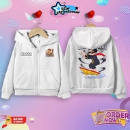 [FREE NAME] Children's Zipper Hoodie with AURA FARMING PACU LANTA Motif, Premium Material, UNISEX