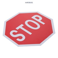 NARCISSUS13A0E Warning Reflective Aluminum Signs, Octagon 12" x 12"/30 x 30cm Stop Sign, Safety Rust