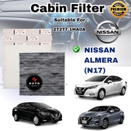Cabin Filter Nissan Almera N17 1.5 27277-1HDOB 27277-1HE0E 27277‐1HA0A