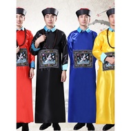 Halloween Zombie Costume - Qing Dynasty Minister Eunuch Dress for Adults