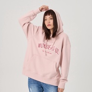 [ERSS] Women's Long-Sleeved Top Hooded T Long-Sleeved Top American Style Big Pocket Printed Cotton B