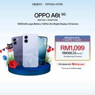 OPPO A6t 5G Smartphone | 4GB + 256GB | 6500mAh Large Battery | 120Hz Ultra Bright Display | Al Camer