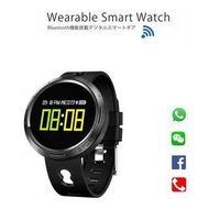 【智能手錶】WHATSAPP WECHAT 信息顯示／來電提示／血壓心率監測／計步器／睡眠監測 Bluetooth Smart Watch 0.95" OLED